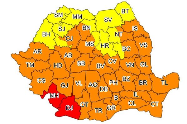 Avertizare metro Romania Avertizare metro Romania - Sputnik Moldova-România