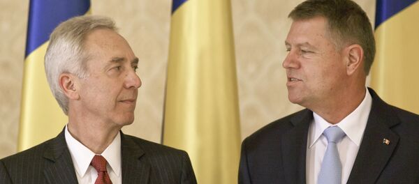 Hans Klemm și Klaus Iohannis - Sputnik Moldova-România