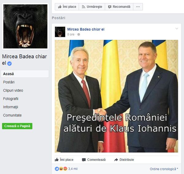 Postarea lui Mircea Badea, un gest de curaj în ziua de azi Postarea lui Mircea Badea, un gest de curaj în ziua de azi - Sputnik Moldova-România