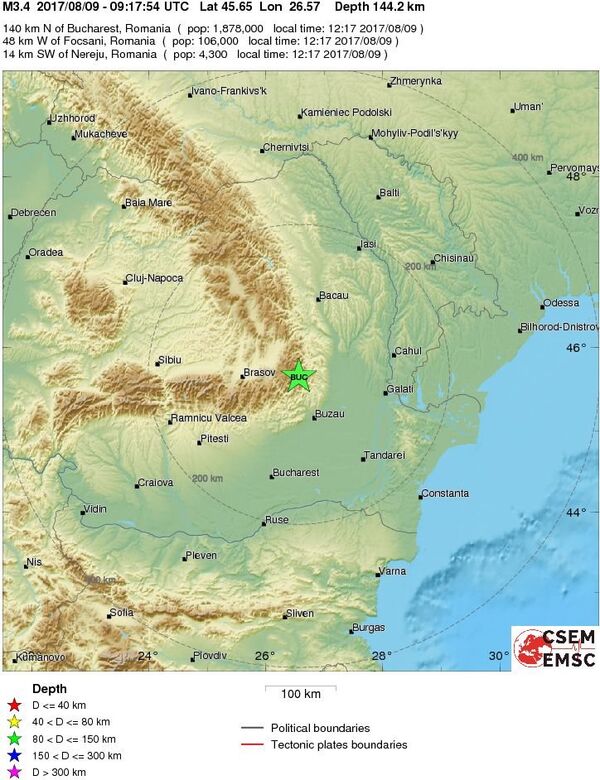 Землетрясение в Румынии Землетрясение в Румынии - Sputnik Молдова