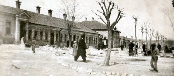 Улица Льва Толстого в Кишиневе, старинное фото - Sputnik Moldova