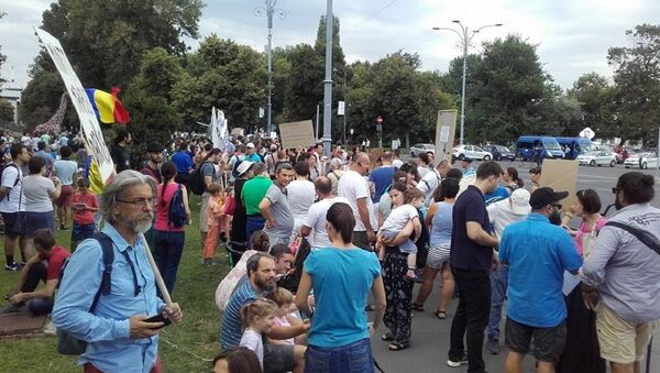 Protestele antivaccinare din 13 august - Sputnik Moldova-România