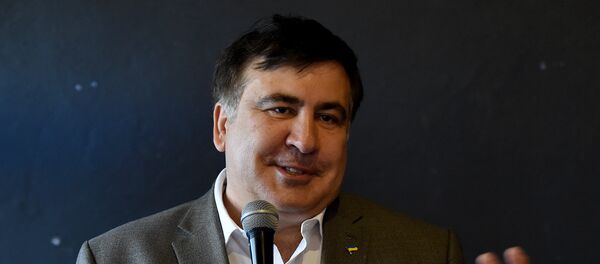 Бывший президент Грузии Михаил Саакашвили в Варшаве, 6 августа 2017 года - Sputnik Молдова