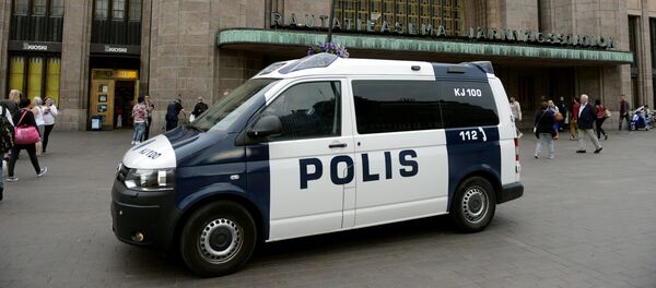 Finnish police patrol in front of the Central Railway Station, after stabbings in Turku, in Central Helsinki, Finland August 18, 2017 Finnish police patrol in front of the Central Railway Station, after stabbings in Turku, in Central Helsinki, Finland August 18, 2017 - Sputnik Moldova-România