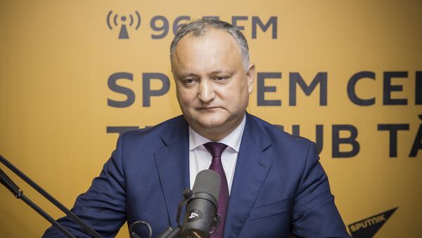 Igor Dodon - Sputnik Молдова