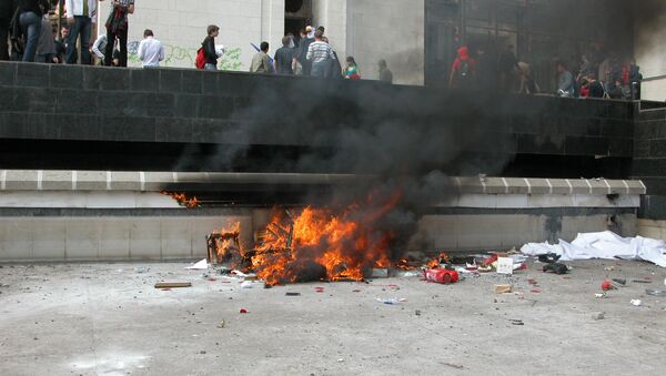 Беспорядки у администрации президента.Кишинев, события 7 апреля 2009 года. - Sputnik Молдова