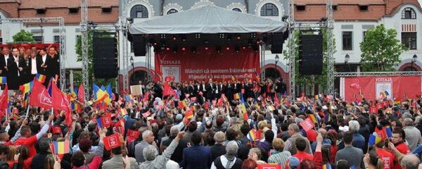 Adunarea electorală a PSD România Adunarea electorală a PSD România - Sputnik Moldova-România