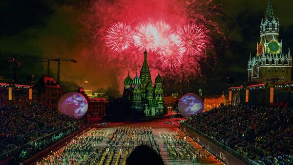 Церемония открытия X Международного военно-музыкального фестиваля Спасская башня - Sputnik Молдова