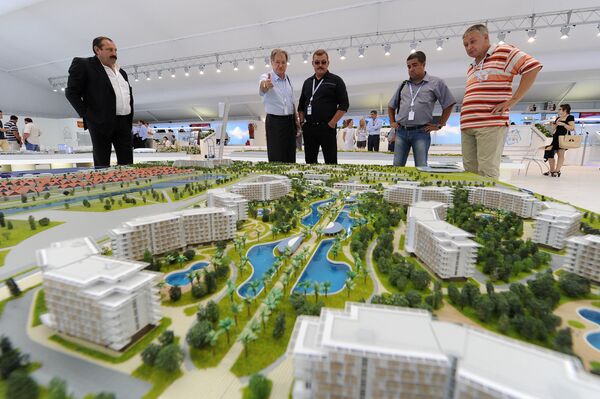 Подготовка к открытию инвестиционного форума Сочи Подготовка к открытию инвестиционного форума Сочи - Sputnik Молдова