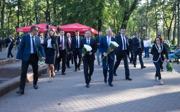 Премьер-министр Молдовы Павел Филип и председатель парламента Андриан Канду - Sputnik Молдова