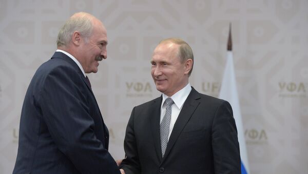 President of the Russian Federation Vladimir Putin meets with President of the Republic of Belarus Alexander Lukashenko (File photo) - Sputnik Moldova-România
