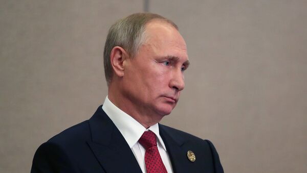 Президент РФ В. Путин на саммите лидеров БРИКС. День второй - Sputnik Moldova-România