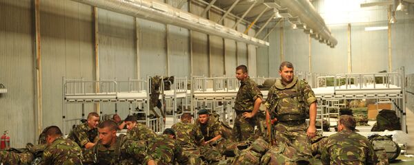 Militari români în cazarma bazei militare de la Babadag - Sputnik Moldova-România