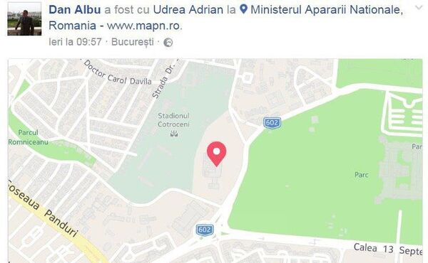 Localizarea lui Dan Albu pe Facebook Localizarea lui Dan Albu pe Facebook - Sputnik Moldova-România