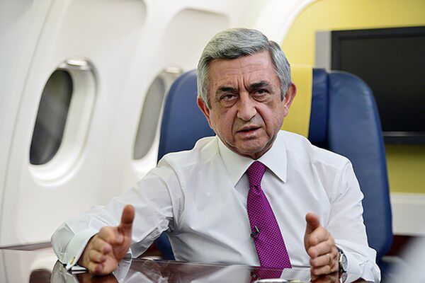 Президент Армении Серж Саргсян - Sputnik Молдова