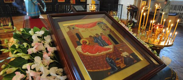 Архивное фото праздничного богослужения в день Рождества Пресвятой Богородицы - Sputnik Moldova