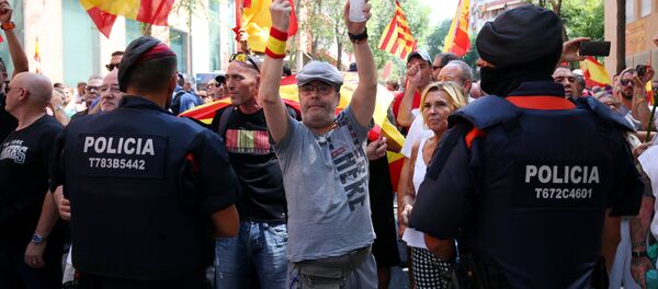 Las protestas en Cataluña - Sputnik Moldova-România