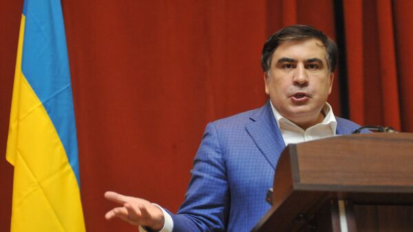 Лидер Движения новых сил, бывший глава Одесской области Михаил Саакашвили, фото из архива - Sputnik Молдова