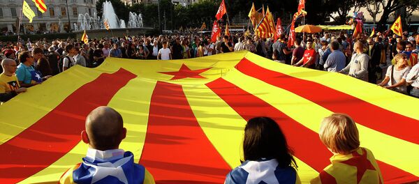 drapeau de Catalogne drapeau de Catalogne - Sputnik Молдова