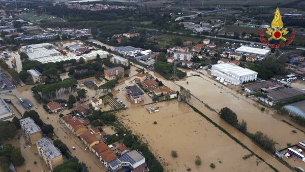 Inundații în Italia - Sputnik Moldova-România