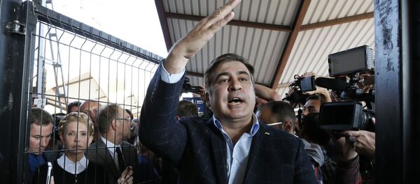 Экс-глава Одесской области и бывший президент Грузии Михаил Саакашвили - Sputnik Молдова