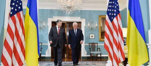 Визит президента Украины П. Порошенко в США - Sputnik Moldova-România