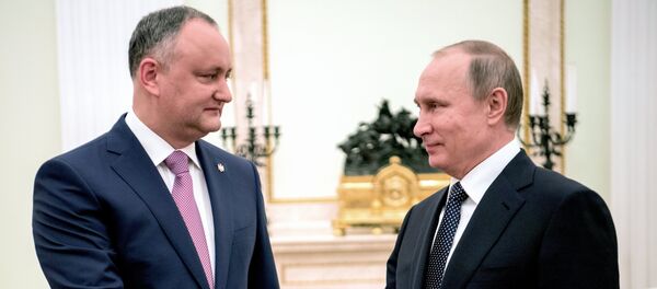 Президент РФ В. Путин встретился с президентом Молдовы И. Додоном - Sputnik Moldova-România