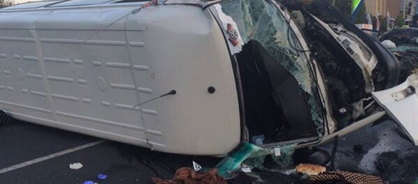 В Венгрии в ДТП перевернулся микроавтобус с молдаванами - Sputnik Moldova-România