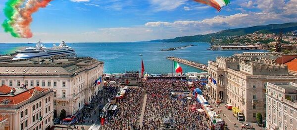 Piazza Unità d'Italia a Trieste - Sputnik Moldova-România