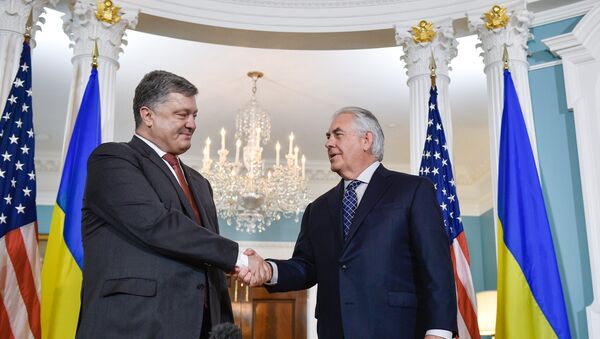 Визит президента Украины П. Порошенко в США - Sputnik Moldova