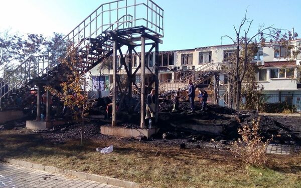 Пожар в детском лагере Одессы - Sputnik Молдова