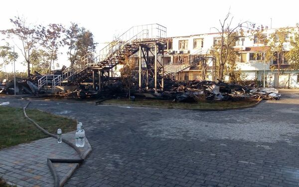 Пожар в детском лагере Одессы - Sputnik Молдова