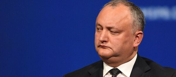 Президент Молдавии Игорь Додон Президент Молдавии Игорь Додон - Sputnik Молдова