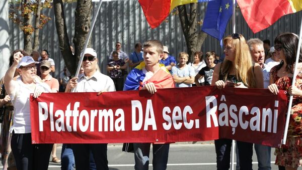 Protest Platforma Dreptate și Adevăr - Sputnik Молдова