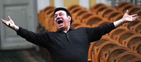 Зураб Соткилава на репетиции оркестра Виртуозы Москвы Зураб Соткилава на репетиции оркестра Виртуозы Москвы - Sputnik Молдова