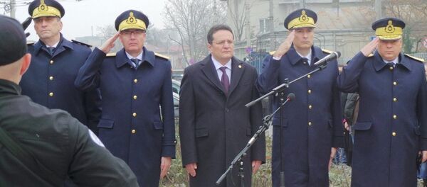 Conducerea Serviciului Român de Informaţii participă la ceremonia de depunere de coroane la Monumentul Luptătorului Antiterorist, 18 decembrie 2014, Florian Coldea - Sputnik Moldova-România