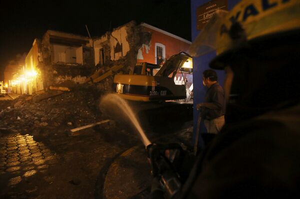 Последствия землетрясения в Мексике, 20 сентября 2017 Последствия землетрясения в Мексике, 20 сентября 2017 - Sputnik Молдова