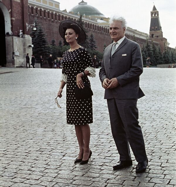 Sophia Loren la Moscova Sophia Loren la Moscova - Sputnik Moldova-România