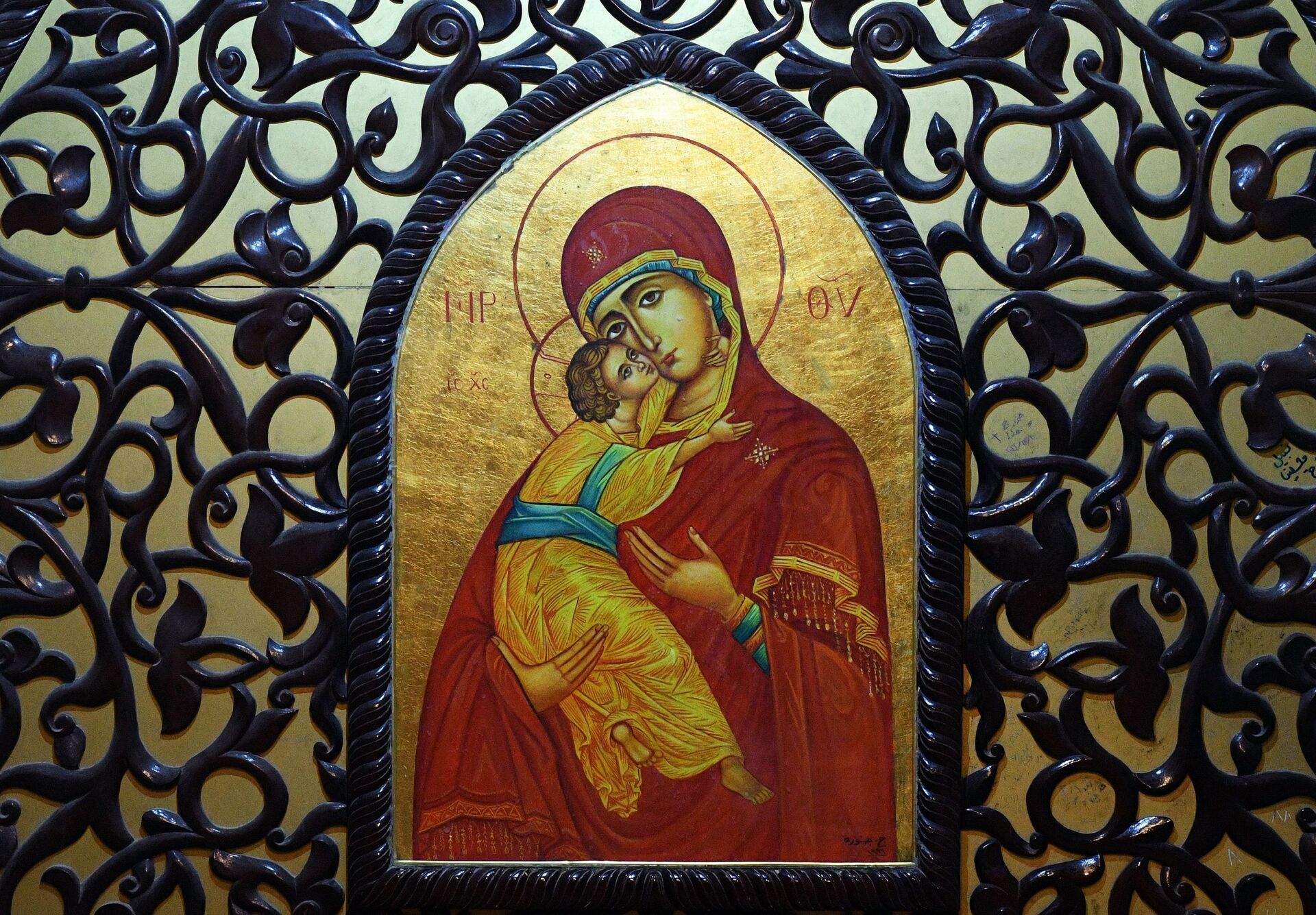 Образ Божией Матери в женском монастыре Рождества Божией Матери - Sputnik Молдова, 1920, 20.09.2021