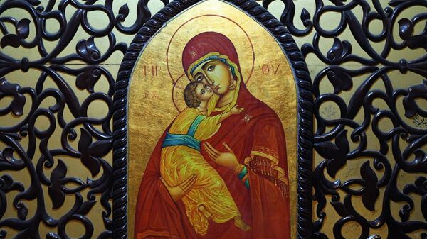Образ Божией Матери в женском монастыре Рождества Божией Матери - Sputnik Moldova-România