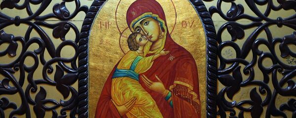 Образ Божией Матери в женском монастыре Рождества Божией Матери - Sputnik Молдова