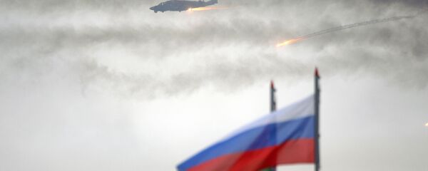 Вертолеты Ка-52 на 227-ом общевойсковом полигоне Вооруженных сил Белоруссии возле города Борисов  - Sputnik Молдова