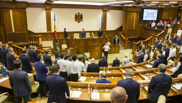 Ședința Parlamentului RM 21.09.17 - Sputnik Молдова