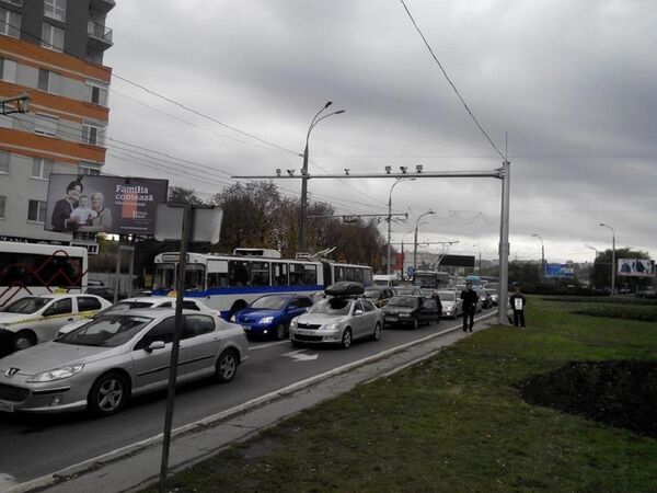 Пробки в Кишиневе Пробки в Кишиневе - Sputnik Moldova