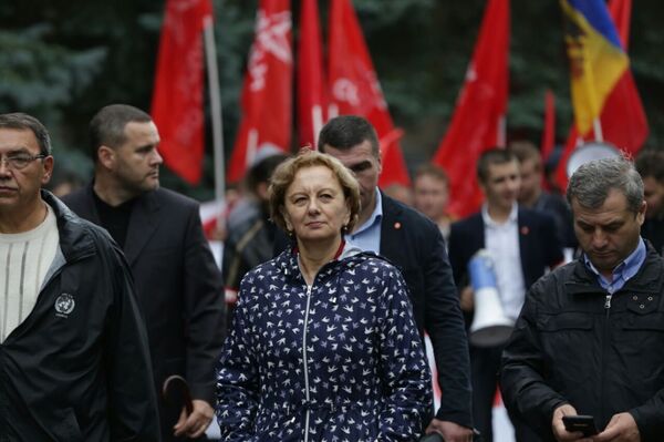 Zinaida Greceanâi, la mitingul organizat de Partidul Socialiștilor la Bălți Zinaida Greceanâi, la mitingul organizat de Partidul Socialiștilor la Bălți - Sputnik Moldova
