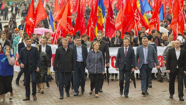 Marșul organizat de Partidul Socialiștilor la Bălți - Sputnik Moldova