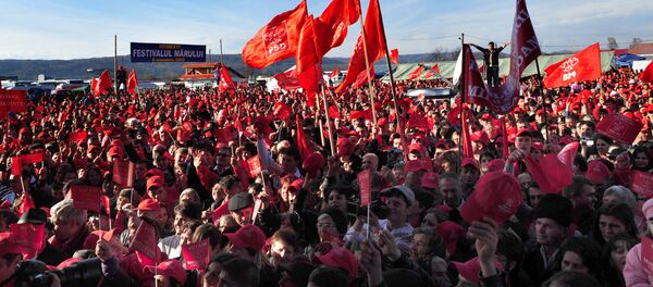 Susținători PSD, poză de arhivă - Sputnik Moldova-România