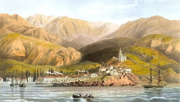 Картина Карло Боссоли Вид Ялты. 1856 год - Sputnik Молдова
