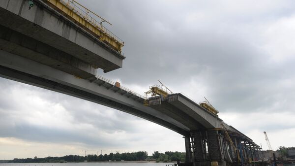 Construcția unui pod - Sputnik Moldova-România