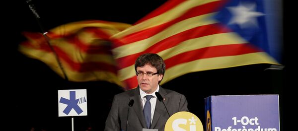 Carles Puigdemont, el presidente catalán - Sputnik Moldova